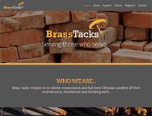 Tablet Screenshot of brass-tacks.org.uk